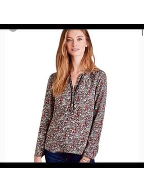 Anthro Meadow Rue Floral Luana Tunic Top